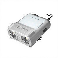 Linterna Frontal Wasun MD8 Multifuncional con Sensor, Impermeable, Carga Tipo C, Batería de Largo Alcance, Lámpara con Clip