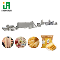 Ligne de production de snacks soufflés automatique, machine à fabriquer des aliments soufflés à base de maïs, riz et blé, extrudeuse de craquelins au fromage et au riz