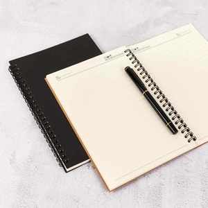 Design Wholesale Solid Color Coil Notebook A5 Homework Exercise Notebook Business <b>Notepad</b> - Product Image 2