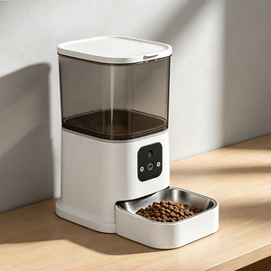 Automatic Pet Feeder With <b>Camera</b> Alimentador Automático <b>Smart</b> Pet Feeder Detachable Bowl Easy Daily Cleaning - Product Image 1