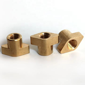 Torno automático de precisión CNC, tuerca tipo rombo de latón hecha a medida, Tuercas de diamante, Tuercas de correa de distribución - Product Image 1
