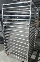 Chariots de séchage empilables en acier inoxydable 304 soudés, galvanisés à chaud, résistants à la corrosion, plateaux de séchage pour fruits, légumes et poissons