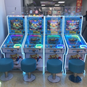 Máquina de Juego de Pinball de Madera Arcade, Control con Joystick, Funciona con Monedas, para Niños Menores de 3 Años, Centros de Juego - Product Image 4