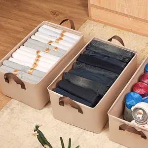 Unterwäsche T-Shirt Pullover Aufbewahrung Schrank Schublade Organisator faltbarer Stoff Organizer mit Griffen für Schrank