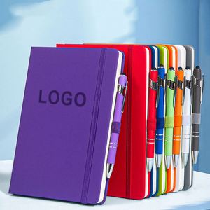Eco Friendly Recycled Hardcover <b>Notebook</b> <b>A5</b> Custom Logo School Writing Planner Personalized Leather Journal Business - Product Image 1
