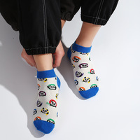 Chaussettes de sport respirantes pour hommes, en coton confortable, avec logo personnalisé, motif graphique OEM, pour cadeaux
