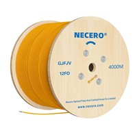 Câbles intérieurs/extérieurs LSOH 4 cœurs sm 2 rouleaux 6-8 km DCA câble à fibres optiques