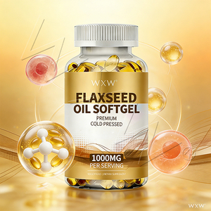 ซอฟต์เจลน้ำมันเมล็ดแฟลกซ์วีแกน โรงงานผลิตโดยตรง รับผลิตแบบ OEM ขั้นต่ำในการสั่งซื้อน้อย สำหรับแบรนด์ความงามและผลิตภัณฑ์เสริมอาหารทั่วโลก - Product Image 2