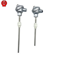 Sonde de température industrielle à filetage fixe Pt100 RTD, sonde gainée WZPK, filetage M20 M27 G1/2 G3/4, IP66, OEM ODM