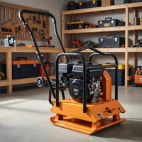 Compacteur à plaque vibrante autoporté TF-C120, 85 kg, 20 kN max, moteur thermique Honda, plaque de 430*530 mm