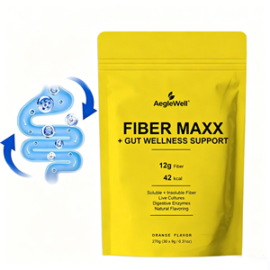 OLLI Fiber Maxx, Polvo para el Bienestar Intestinal, Sabor Naranja, Fibra Prebiótica con Probióticos <span class=keywords><strong>Vivos</strong></span> y Enzimas Digestivas - Product Image 1