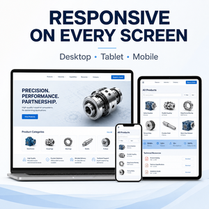 Diseño de Sitio Web para Exhibición de Productos B2B, Compatible con React/Vue.js y MAC OS, Personalizado con HTML y CSS, Búsqueda por Filtro para la Industria Manufacturera - Product Image 3