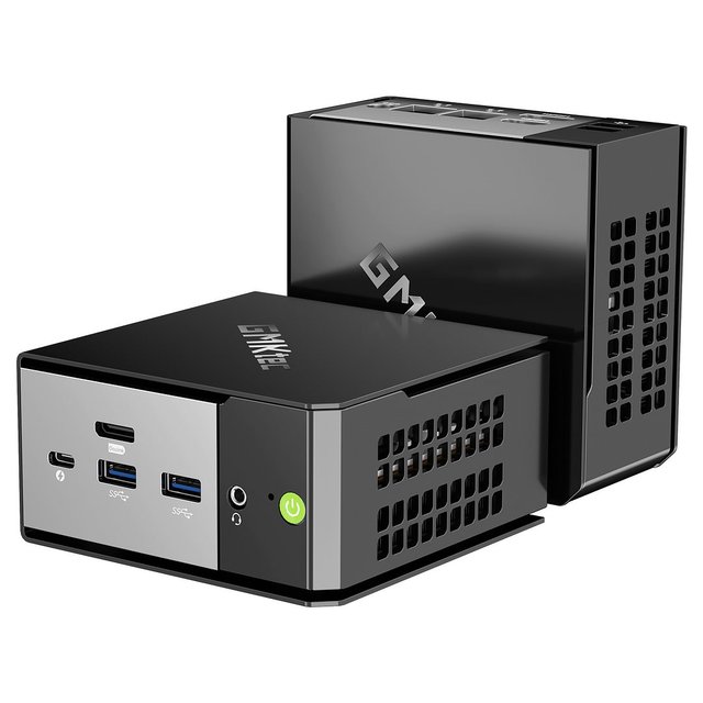 GMKtec EVO-X1 AMD R AI 9 HX370 Mini PC 12-core 24-thread 32GB LPDDR5 1TB SSD Gaming Computer PC with AMD XDNA 2 NPU Mini PC