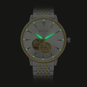 Reloj de Pulsera Mecánico Automático con Esfera de Esqueleto para Hombre, Deportivo, de Moda, de Lujo, Resistente al Agua - Product Image 4