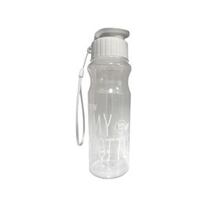 2026 New Plastic Sport Water <b>Bottle</b> Custom Logo Portable Hinged Cap Transparent Gym Water <b>Bottle</b> for Men - Product Image 1