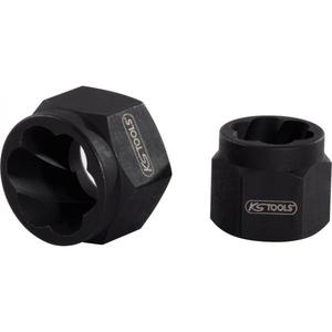 KS TOOLS - 913.3889 Spiral profile <b>socket</b> nut - EAN 4042146166932 <b>IMPACT</b> <b>SOCKETS</b> AND ACCESSORIES - Product Image 1