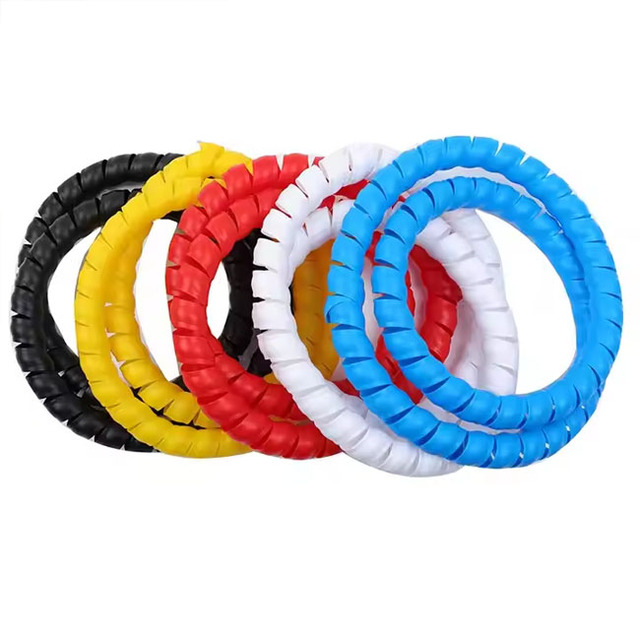 protection Lines Spiral Hose Flexible Pp Spiral Wound Electric Wire Hose