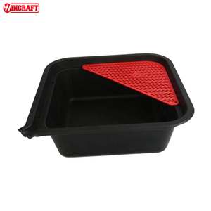 WINCRAFT <span class=keywords><strong>Bac</strong></span> de <span class=keywords><strong>vidange</strong></span> d'huile portable en plastique <span class=keywords><strong>10L</strong></span>, <span class=keywords><strong>bac</strong></span> de nettoyage d'huile usagée, outil de réparation automobile pour la réparation et l'entretien des voitures - Product Image 1