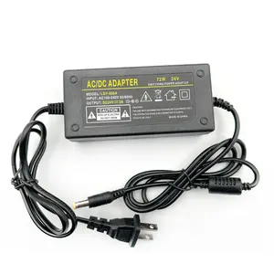 Fabriek Custom 24v3a Ac Dc Power Adapters 12v6a Voeding Adapter 72W Luchtreiniger Waterzuiveraar Desktop Voeding