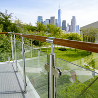 Accessoires de garde-corps réglables en acier inoxydable et verre moderne, pinces 8-12 mm pour Villa/Jardin/Balcon/Escalier/Balustrade/Piscine