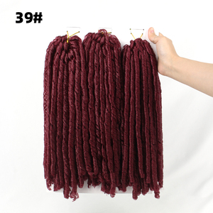 Venta al por mayor 3x14 pulgadas kanekalon cabelo sintetico cabelo organico <span class=keywords><strong>Nina</strong></span> SOFTEX cabello cabelo organico trenzas 45 hebras/paquete - Product Image 5