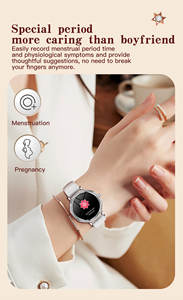 Reloj inteligente de moda de alta calidad KC98 <span class=keywords><strong>para</strong></span> mujer 2025 con pantalla AMOLED de 1,32 \ "IP68 Características de monitoreo de salud a prueba de agua - Product Image 4