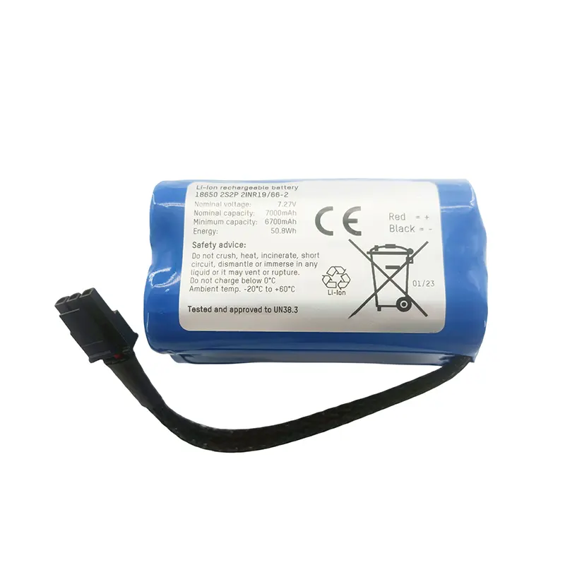 Ansmann EU standard icr18650 7.4v 4400mah 7000mah 2 s2p batteria agli ioni di litio in vendita