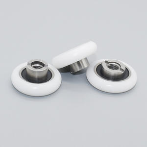 Ruedas de PVC para Puertas y Ventanas Suministradas Directamente por el Fabricante, Poleas Recubiertas de Goma con Rodamientos para Muebles y Equipos Deportivos - Product Image 3