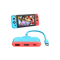 Hub USB 3 en 1 USB-C multiport vers USB 3.0 PD 1080P 4K HDTV, meilleur hub USB pour Nintendo Switch