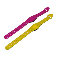 Bracelet en silicone étanche RFID/NFC à bas prix, 13,56 MHz, pour événements, clubs, parcs aquatiques, gymnases