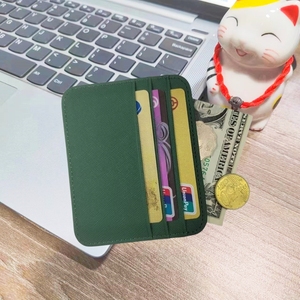 Cartera con bolsillo frontal, tarjeteros, tienda multicapa, clips para tarjetas de crédito para regalos de Navidad, estuche para tarjetas de memoria, porta <span class=keywords><strong>carnet</strong></span> - Product Image 5