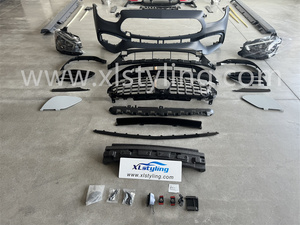 Kit de carrosserie XLstyling pour conversion de pare-chocs de voiture, lifting, mise à niveau pour <span class=keywords><strong>Mercedes</strong></span> Benz W213 17-20, transformation de l'ancien en nouveau 2021+, kit de carrosserie E63 - Product Image 3