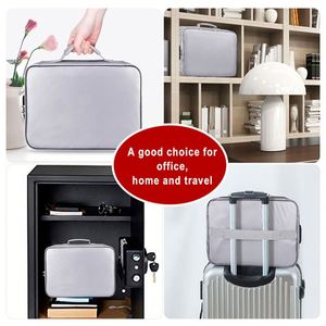 Bolsa Ignífuga de Silicona de Gran Capacidad, Impermeable, para Guardar Pasaportes y Documentos, Resistente a Altas Temperaturas - Product Image 5