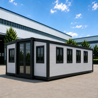 Maison Modulaire Mobile Personnalisée 20ft 40ft – Conteneur Préfabriqué Extensible pour Bureau sur Site Commercial