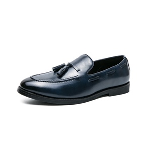 Men's Casual Dress Shoes PU Material <b>Pointed</b> Toe Loafers for Business Slip-On Lightweight Anti-Slippery for Spring Summer Autumn - Product Image 6