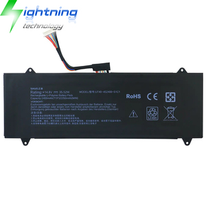 新しい高品質 UT40-4S2400-S1C1 14.8V 35.52Wh ノートパソコンのバッテリー Hasee X3T UT40 P3400 AM697 VIT P3400 X3-I33217G40532RDUS 用 - Product Image 1