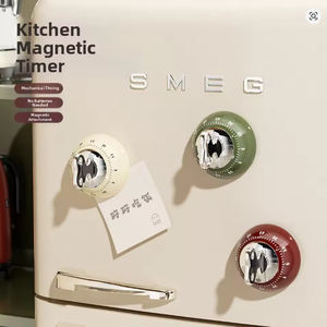 可爱数字厨房计时器提醒器倒计时闹钟环保塑料电池供电烹饪工具游戏计时器时钟烘焙计时器 - Product Image 2