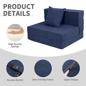 Matelas pliant moderne Sleeper Matelas pliant portable Matelas invité adulte <span class=keywords><strong>Canapé</strong></span>-lit - Product Image 4