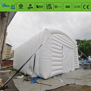 Carpa Inflable Doble Blanca Grande - Carpa de PVC Resistente <span class=keywords><strong>para</strong></span> <span class=keywords><strong>Eventos</strong></span> al Aire Libre de Cuatro Estaciones, Tipo de Soporte Recto <span class=keywords><strong>para</strong></span> Fiestas/Bodas/Campamentos - Product Image 4