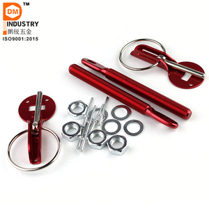 Pasadores de Capó Universales con Cierre Rápido, Accesorios para Automóviles, Kit de Bloqueo de Capó de Motor de Aluminio, Tipo Universal para Autos - Product Image 3