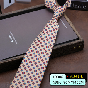 ربطة عنق احترافية مصنوعة يدويًا من البوليستر للرجال - Product Image 6