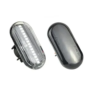 2x lampu sinyal belok dinamis Led penanda samping untuk Renault Clio Trafic Kangoo twogo Dacia Logan Duster Nissan Interstar Primastar