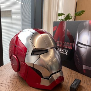 <span class=keywords><strong>Casco</strong></span> Electrónico <span class=keywords><strong>Iron</strong></span> <span class=keywords><strong>Man</strong></span> Mk5, Réplica 1:1 del Popular Modelo Mk5, Multicolor, con Control Remoto Táctil y por Voz - Product Image 3