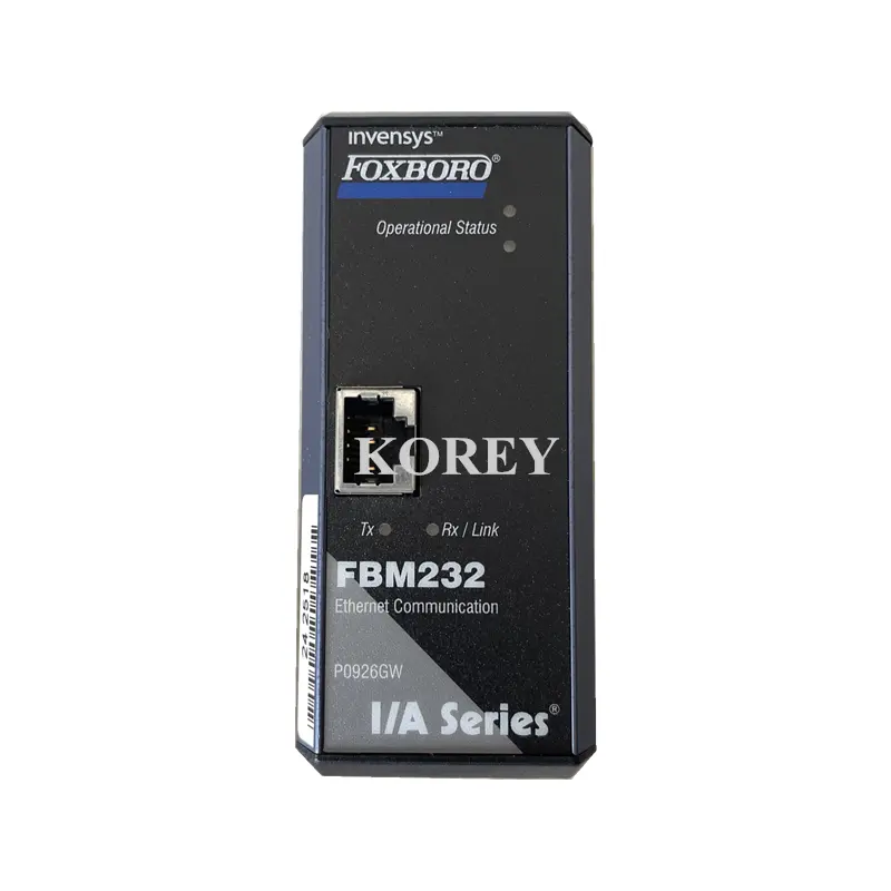 FOXBORO Ethernet Communication Module FBM232 P0926GW Used Good In Condition