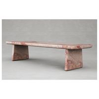 Design de forme de nuage anormale surface solide table basse en marbre table d'appoint centrale en marbre pour salon