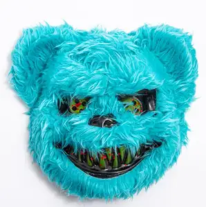 2024 New Furry Killer Black Bear Mask For Cosplay