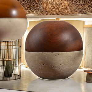 Brûleur d'encens tibétain en travertin de luxe avec couvercle en bois, encensoir Bakhoor, décoration d'intérieur, diffuseur d'aromathérapie thérapeutique religieux - Product Image 2