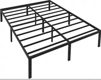 Fabricant de cadres de lit en métal OEM ODM, base de lit en acier robuste, taille personnalisée, fournisseur en gros de meubles de chambre à coucher