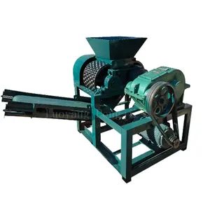 Agricultural waste coal powder sawdust wood charcoal biomass extruder stickwood charcoal briquette making machine