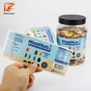 Etiqueta Adhesiva de Vinilo en Rollo, Impresa, Brillante, Colorida, Reutilizable, Ecológica y Personalizada para Envases de Alimentos y Frutos Secos - Product Image 2